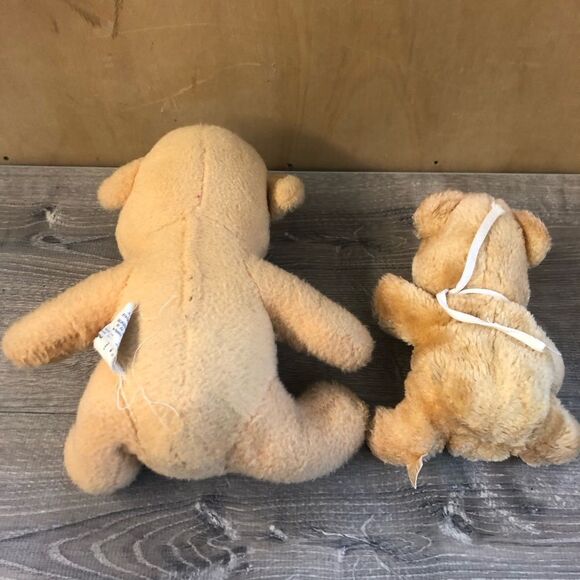 Lot Of Two Vintage Winnie The Pooh Stuffed Animal Plush Walt Disney Productions - Picture 6 of 11